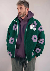 Natif Sherpa N Flowers Abusant Green