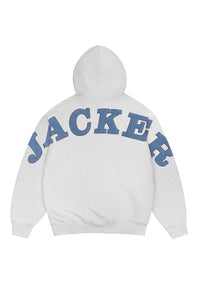 Jacker Hoodie Zip Notorious Heather Grey