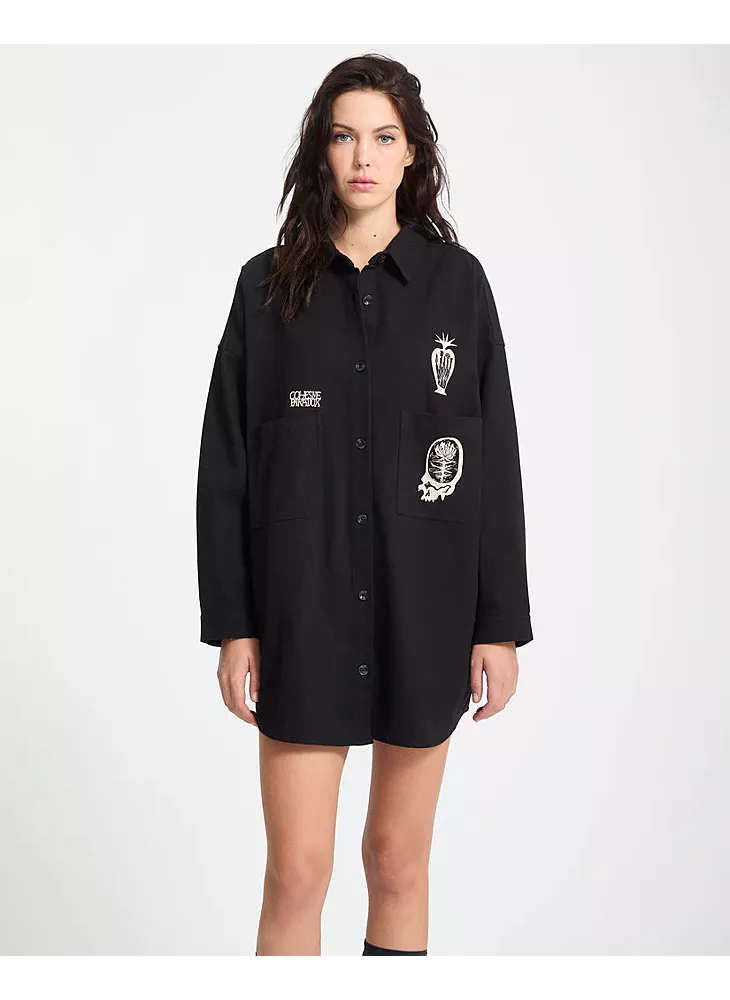 Volcom Fa Vaderetro Dress Black