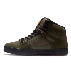 ❤️ Dc Shoes Pure High-Top Wc Winter(Dusty olive/Orange)