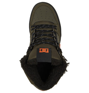 🆕 Dc Shoes Pure High-Top Wc Winter(Dusty olive/Orange)