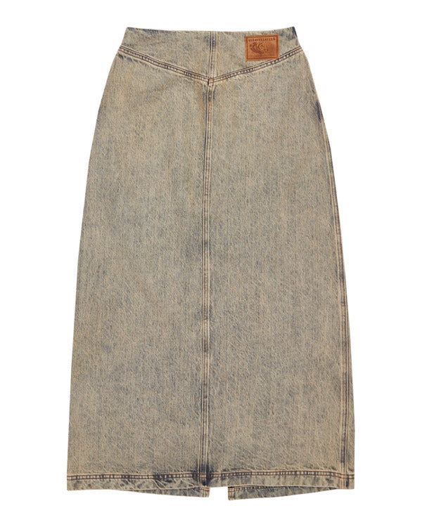 Element Maxi Denim Skirt W