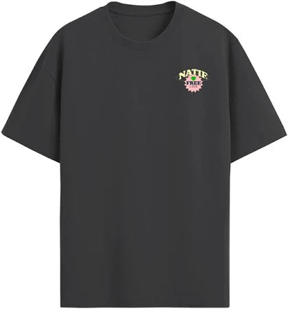 Natif T-shirt Amore Jet black