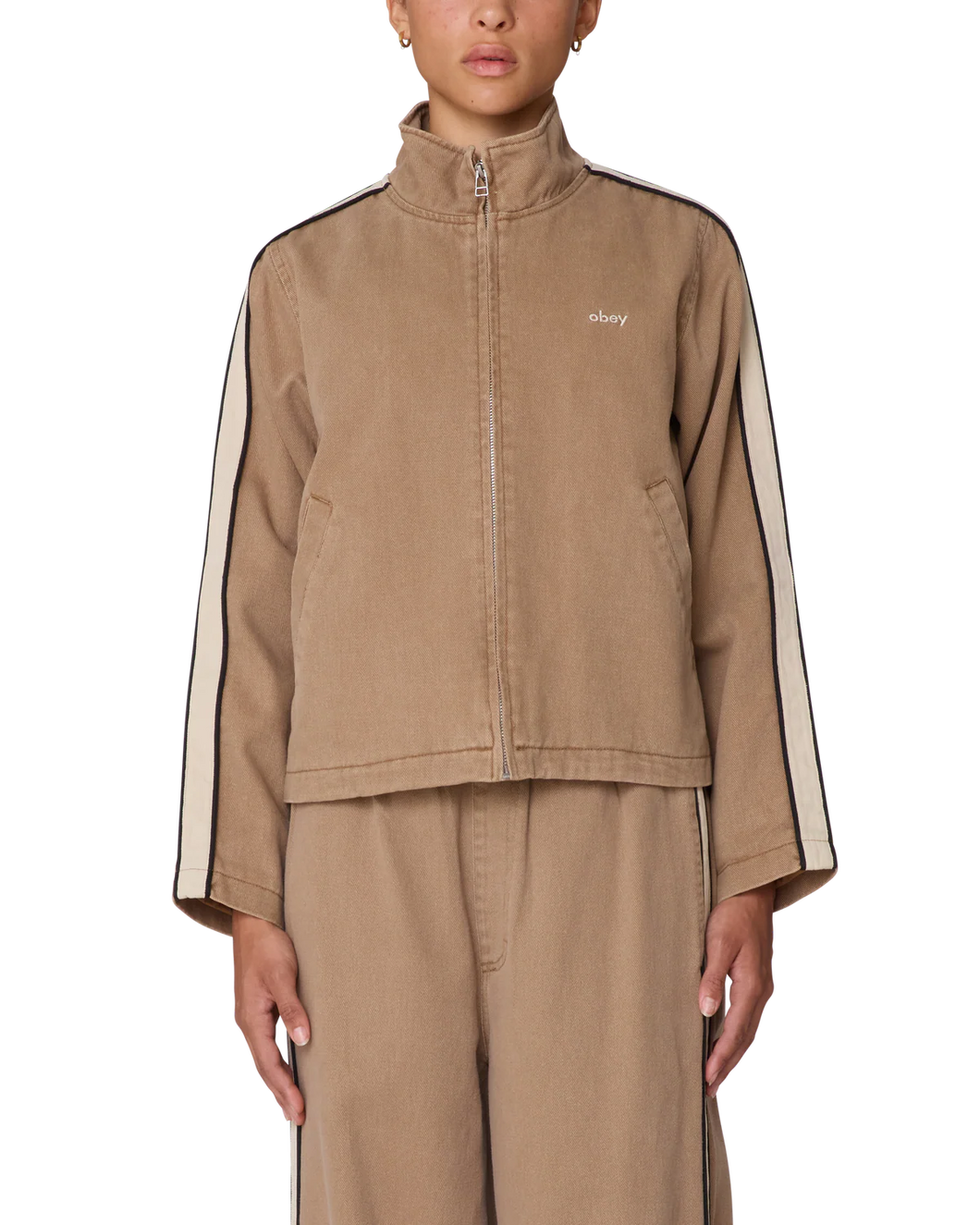 Obey Astrid Stripe Jacket