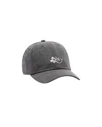 Obey Washed Twill Flower Strapback Washed Black