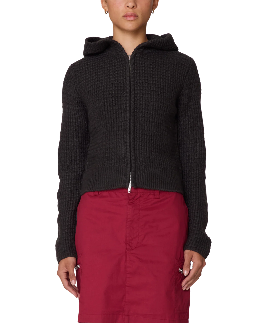 Obey Glenda Hood Zip Sweater