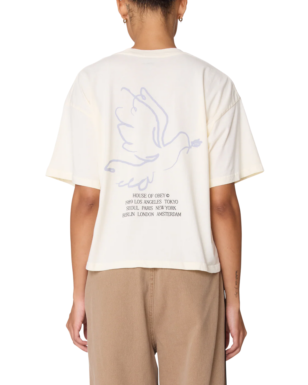 Obey House Of Obey Dove Row T-Shirt