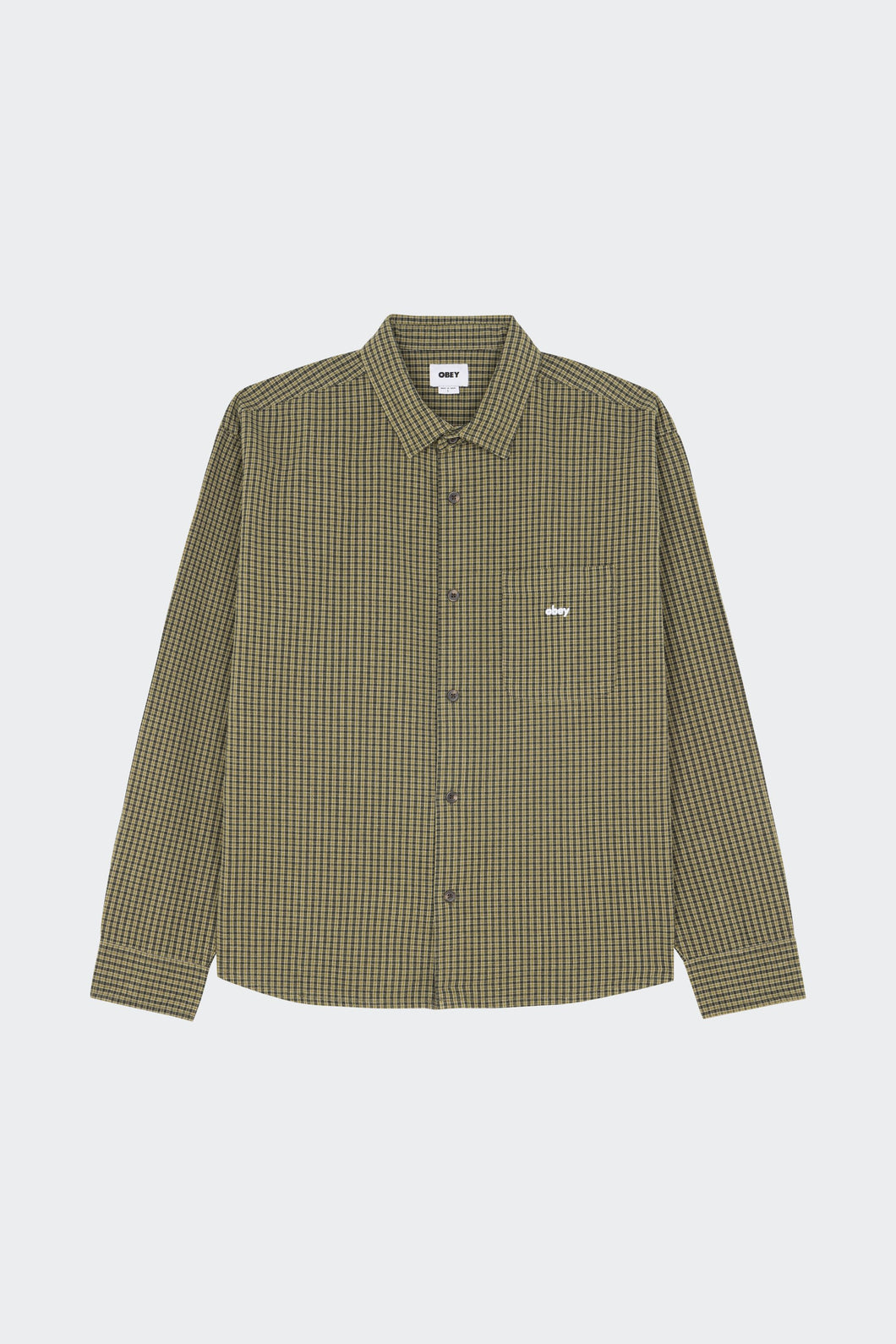 Obey Jimmy Woven Laurel Oak Multi