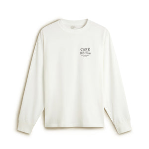 Vans T-shirt Cafe LS White