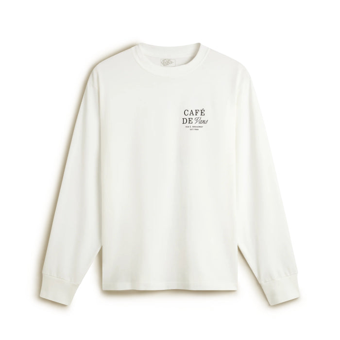Vans T-shirt Cafe LS White