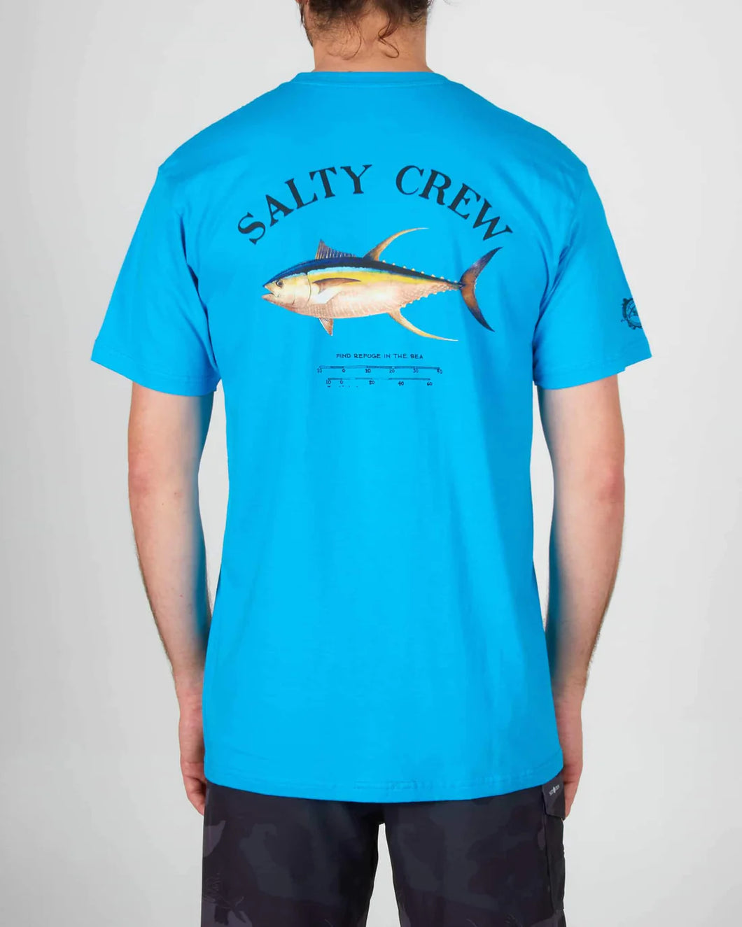 🆕 Tee Shirt Salty Crew Ahi Mount (Turquoise)